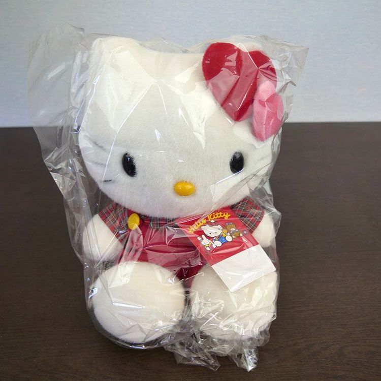新品未使用】ハローキティ ぬいぐるみ 1998年 第一勧銀カード ハート