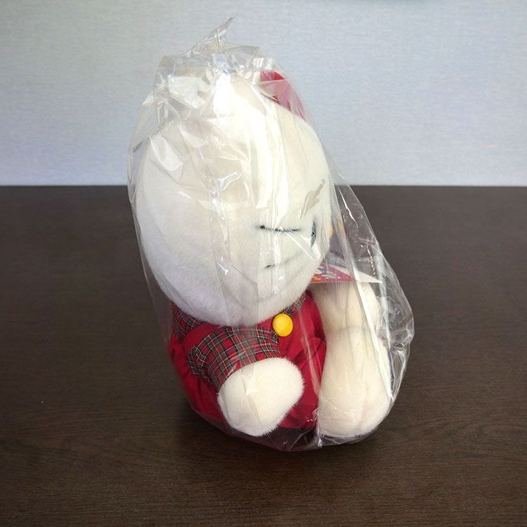 サンリオ　平成レトロ　ハローキティ シルバー　ぬいぐるみ　1998 新品未使用】ハローキティ ぬいぐるみ 1998年 第一勧銀カード ハート
