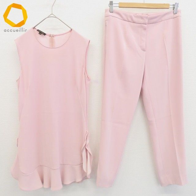 エスカーダ ESCADA セットアップ パンツスーツ ブラウス スリーブレス 
