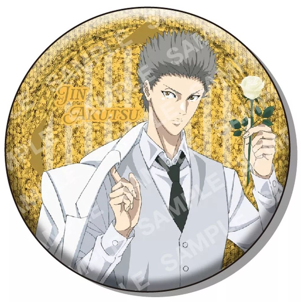 亜久津仁 缶バッジ 中古】バッジ・ビンズ 亜久津仁(グリッター) 「新テニスの王子様 缶