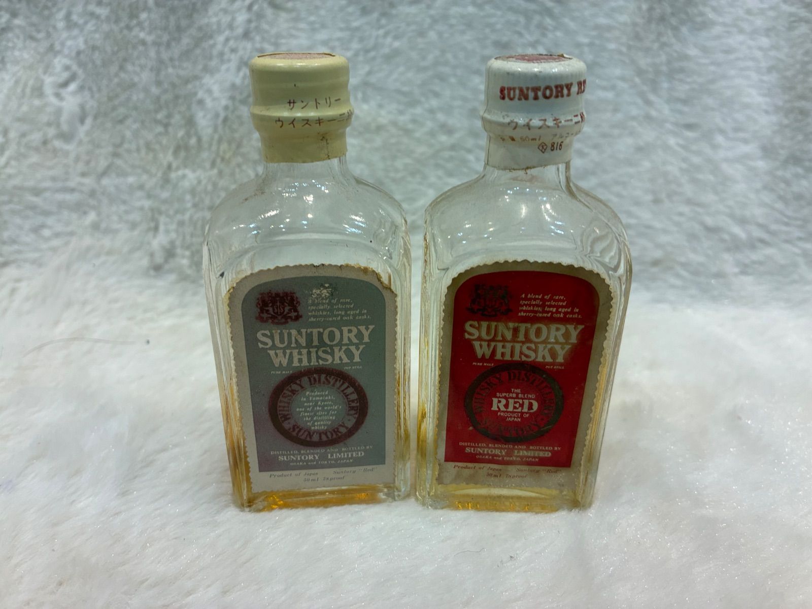 サントリー　ウイスキー　50ml　5本セット　古酒、新品未開封 古酒 サントリー特級ミニボトル5本セット 50ml 未開栓 - メルカリ