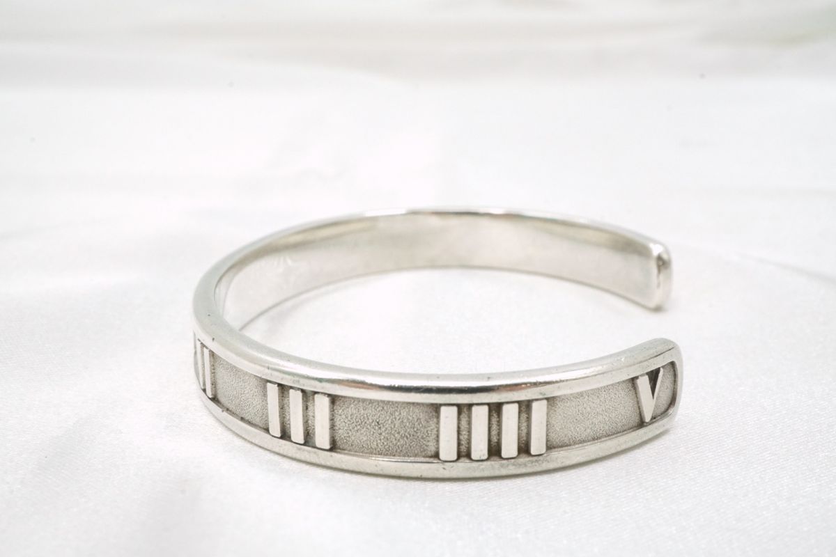 ティファニー アトラス カフ バングル アクセサリー SV925 22.3g 銀