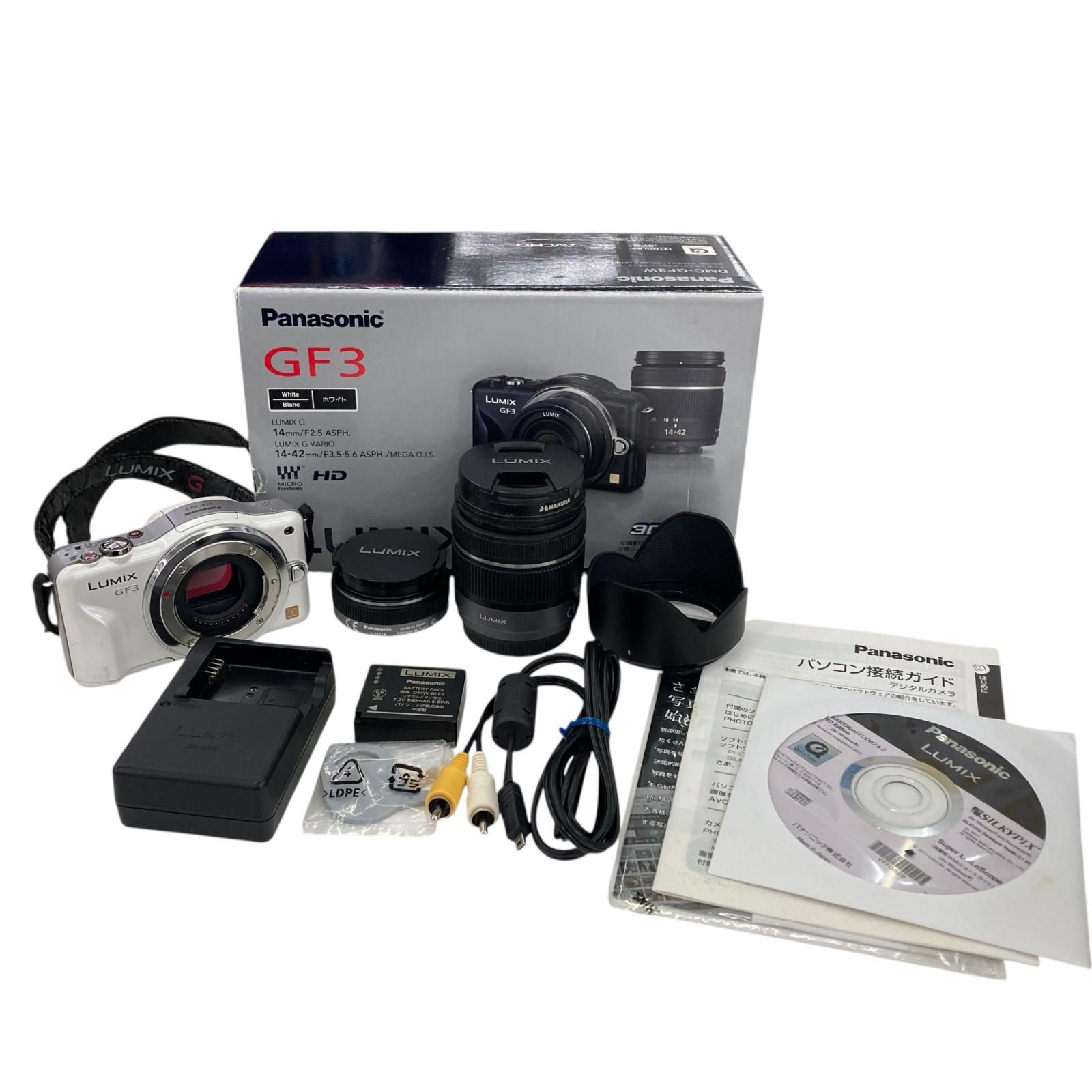 186000 ジャンク品 Panasonic パナソニック LUMIX GF3 デジタルカメラ 