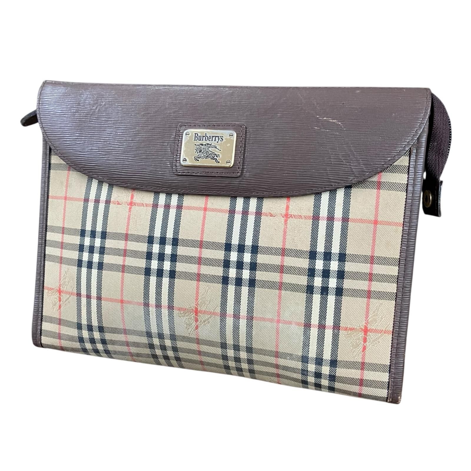 180053 BURBERRY バーバリー クラッチバッグ ノバチェック クラッチ 