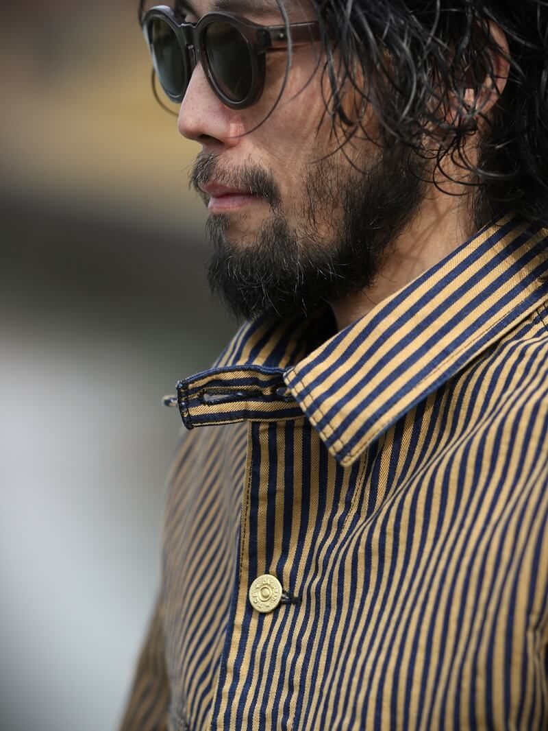 TCB jeans TCBジーンズ Cat Head Jacket Brown Tabby Stripe キャット