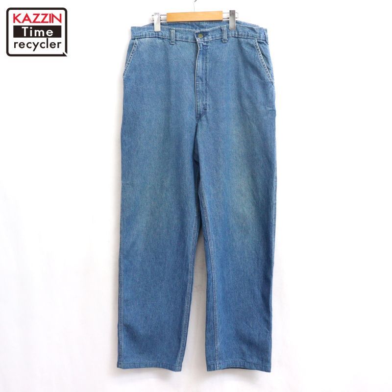 80s USA製 vintage OSHKOSH デニム ペインターパンツ メンズ 表記36×34サイズ