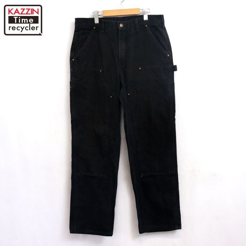 00s Carhartt ダブルニー ブラック ダック ペインターパンツ メンズ L