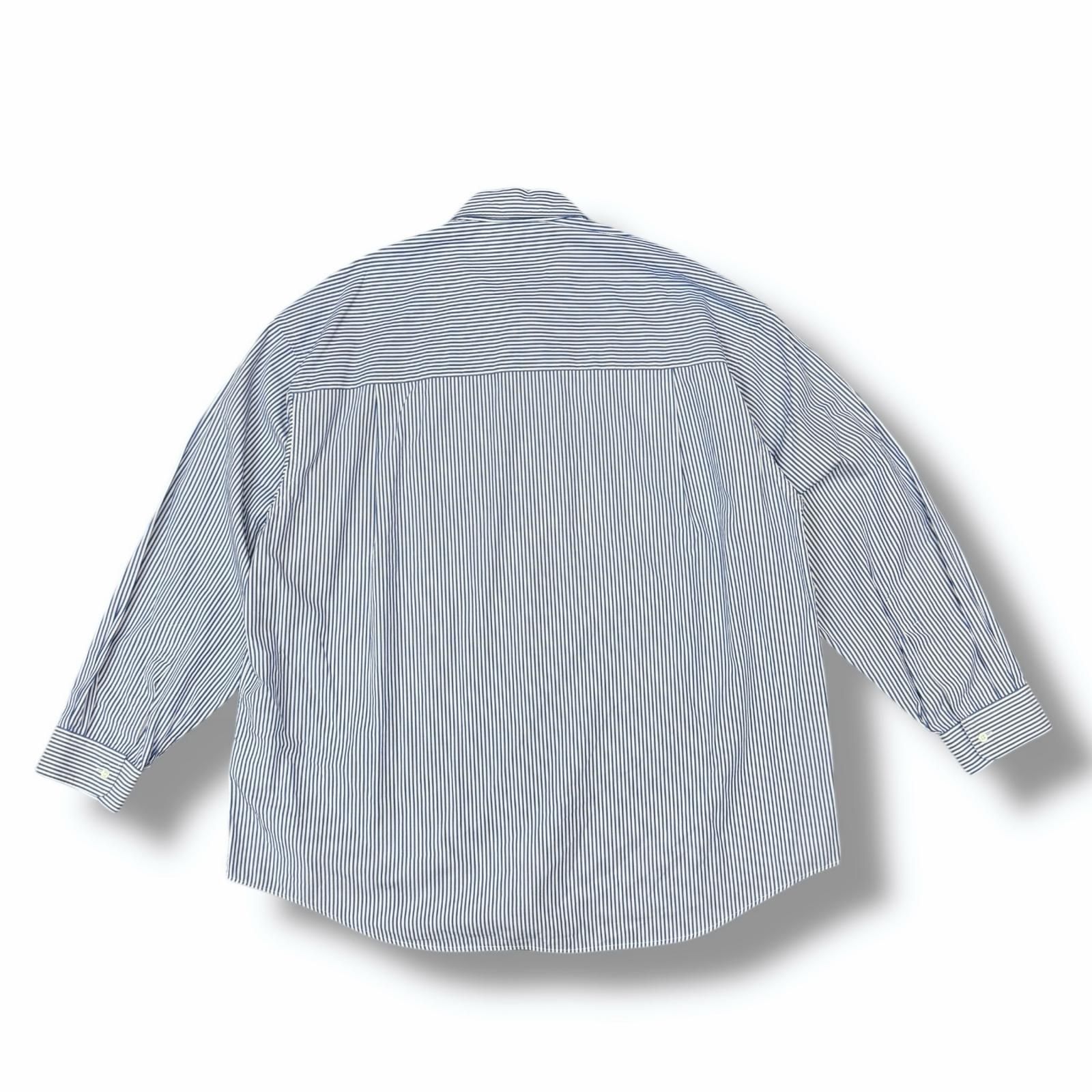 参考上代27500円 Graphpaper 22AW Broad Stripe L/S Oversized Regular 