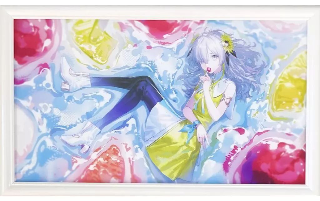 ヰ世界情緒 ミラーコートアクリル額装アート キャンディライブ3 中古】アクリルスタンド・アクリルパネル ヰ世界情緒 ミラーコート