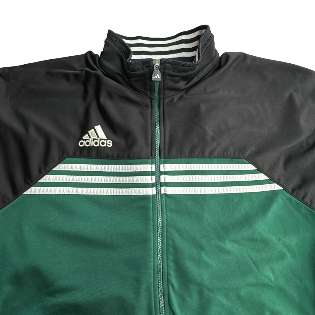 90年代  アディダス トラックジャケット スポーツ グリーン(メンズ M)中古 古着 X6956 90年代 adidas アディダス トラックジャケット スポーツ グリーン