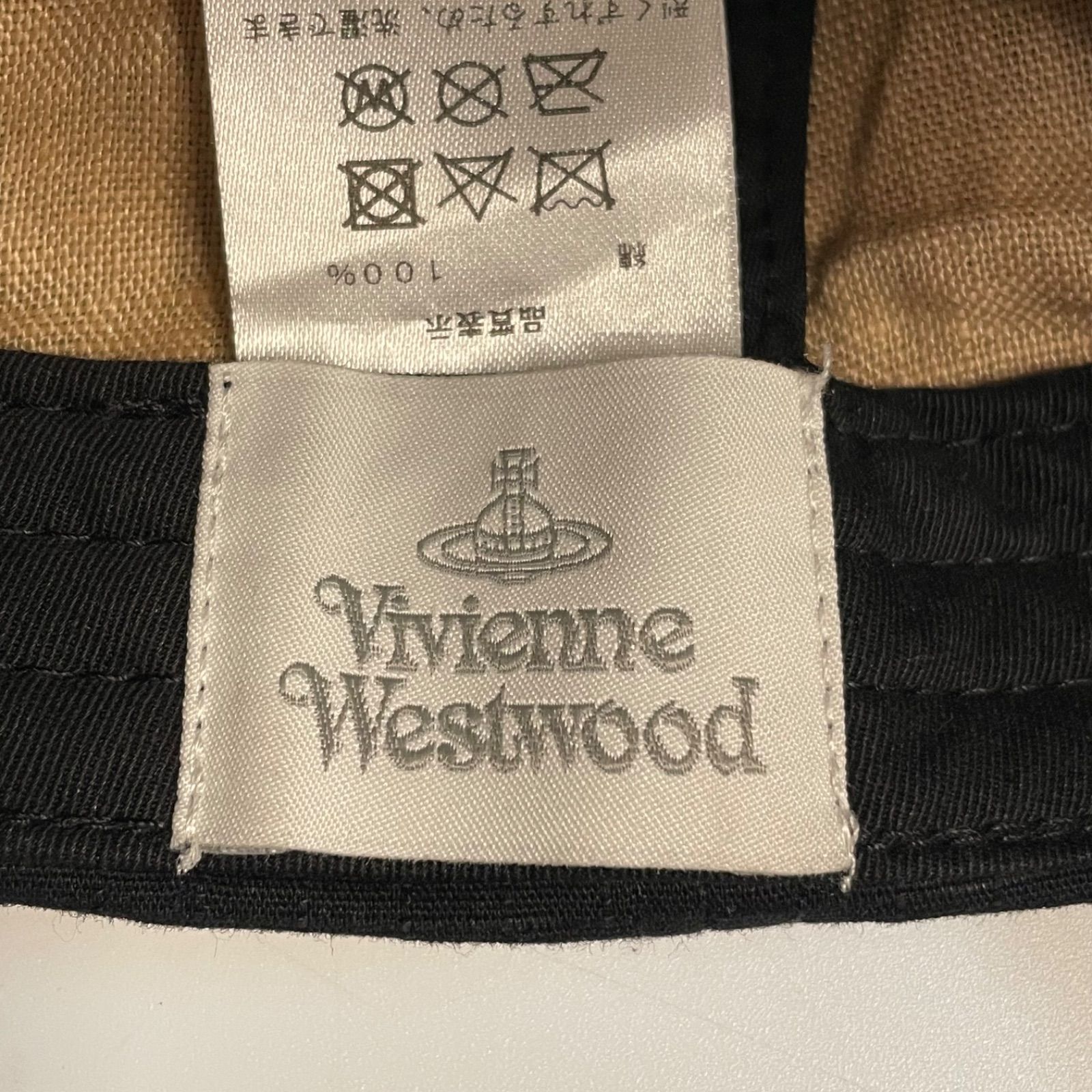Vivienne Westwood ヴィヴィアンウエストウッド オーブ刺繍キャップ
