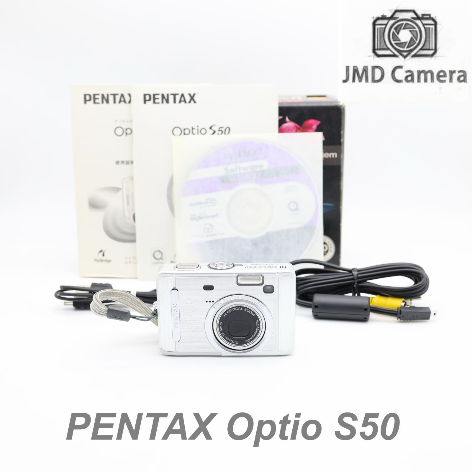 カメラ 美品☆ PENTAX Optio E50 オールドコンデジ 単三電池