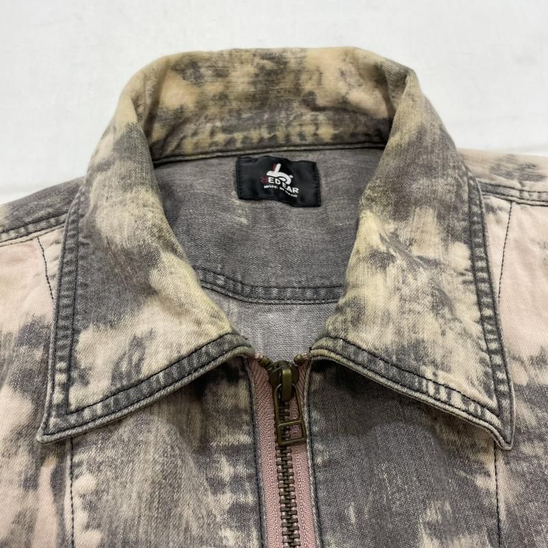 中古】Paul Smith RED EAR ブリーチ加工 デニムシャツジャケット 