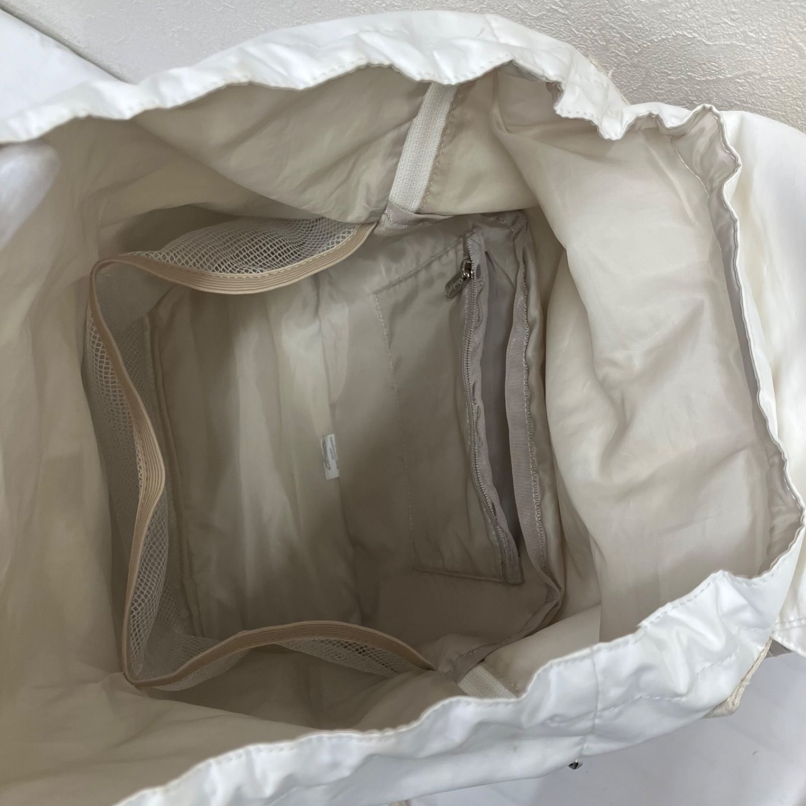 1294 LeSportsac レスポートサック リュック バックパック 白 SMART