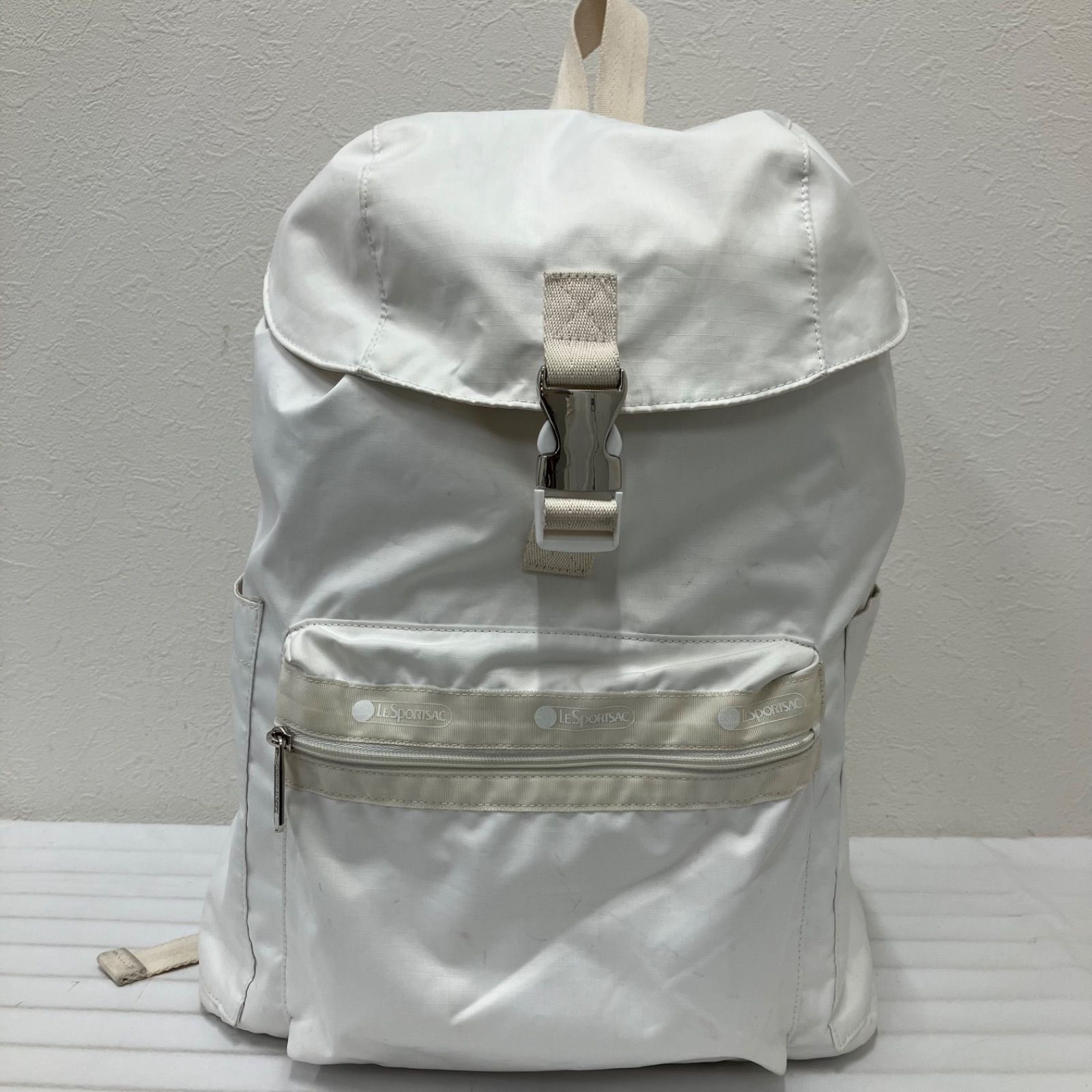1294 LeSportsac レスポートサック リュック バックパック 白 SMART
