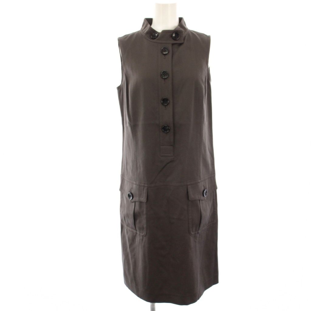 バーバリー ロンドン BURBERRY LONDON ワンピース ひざ丈 ウール 