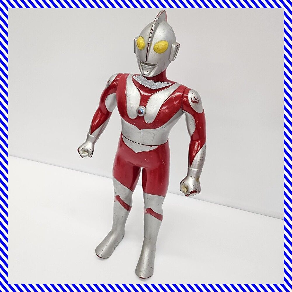 当時もの バンダイ 限定版 初代ウルトラマン 約34cm ビッグソフビ 1984