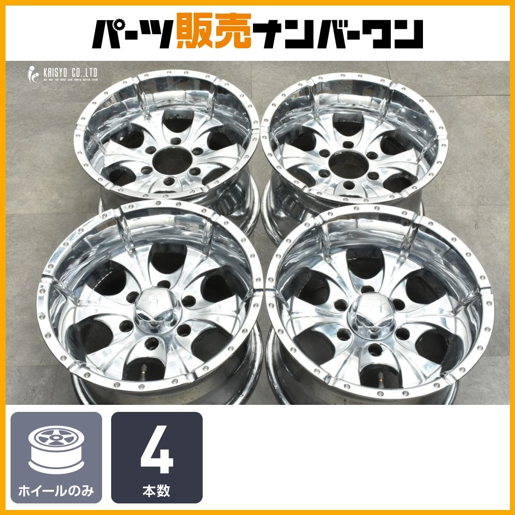 カスタム用に】HELO MAXX 6 16in 10J -25 PCD139.7 4本セット 