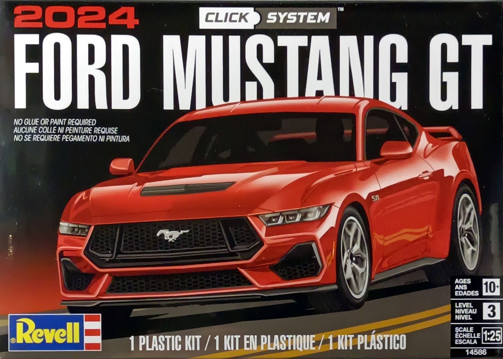 模型・プラモデル 2024 マスタング GT クリックシステム 1/25 アメリカ 