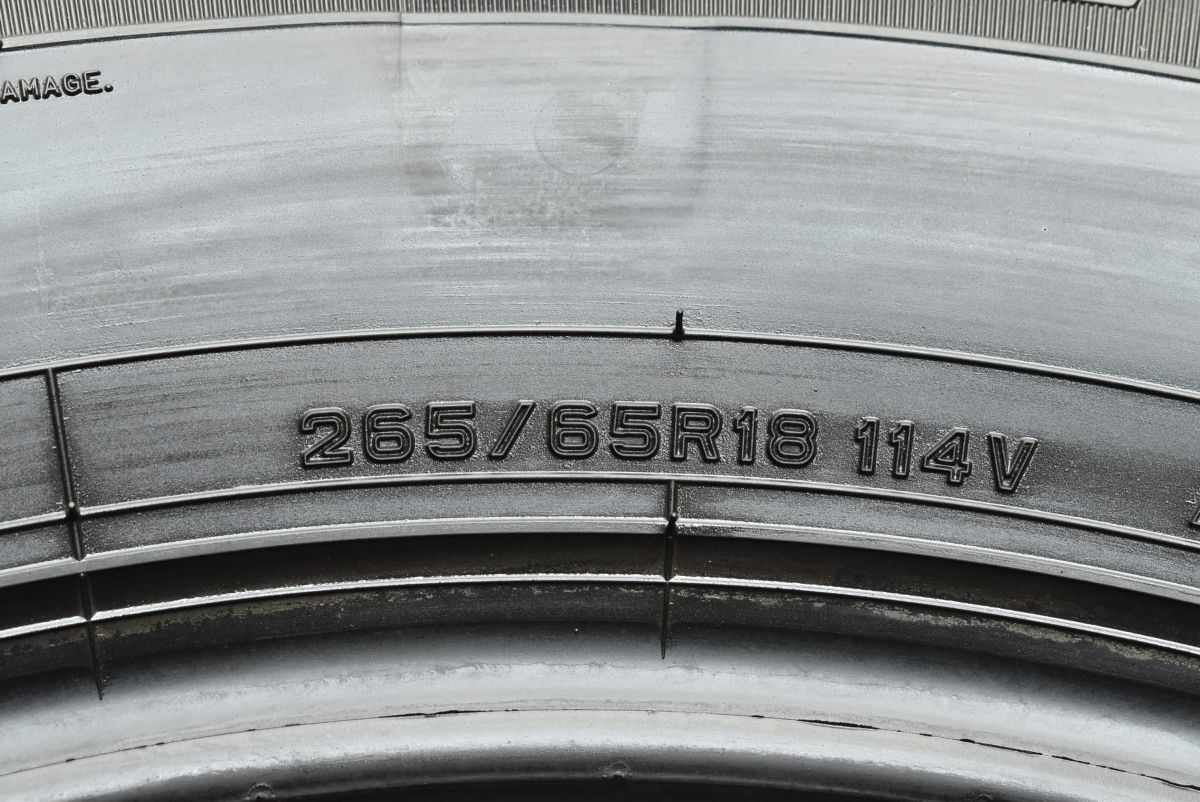 2025年製 新車外し】ダンロップ グラントレック AT23 265/65R18 タイヤ