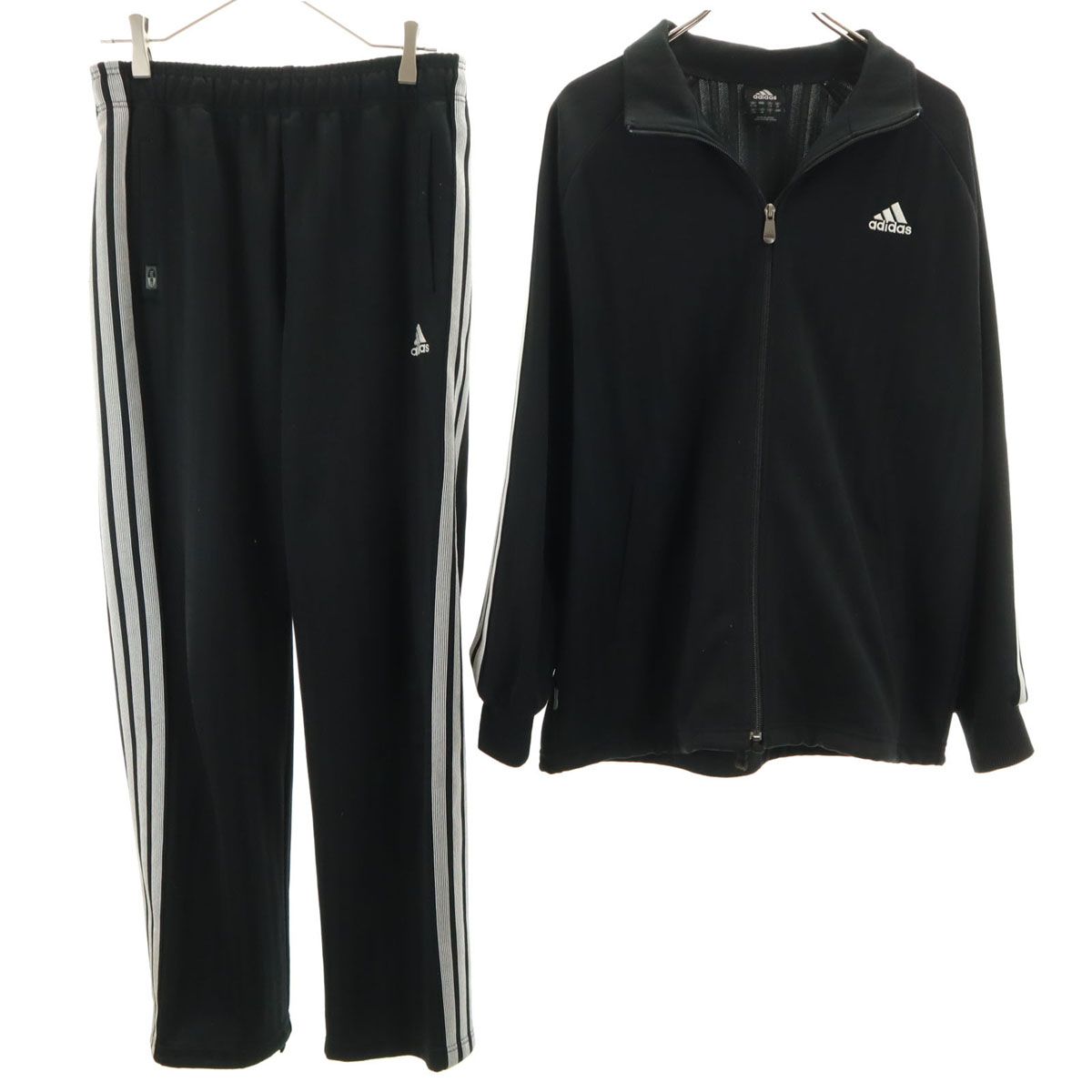 adidas アディダス トラックジャケット ジャージ メンズ L ブラック 