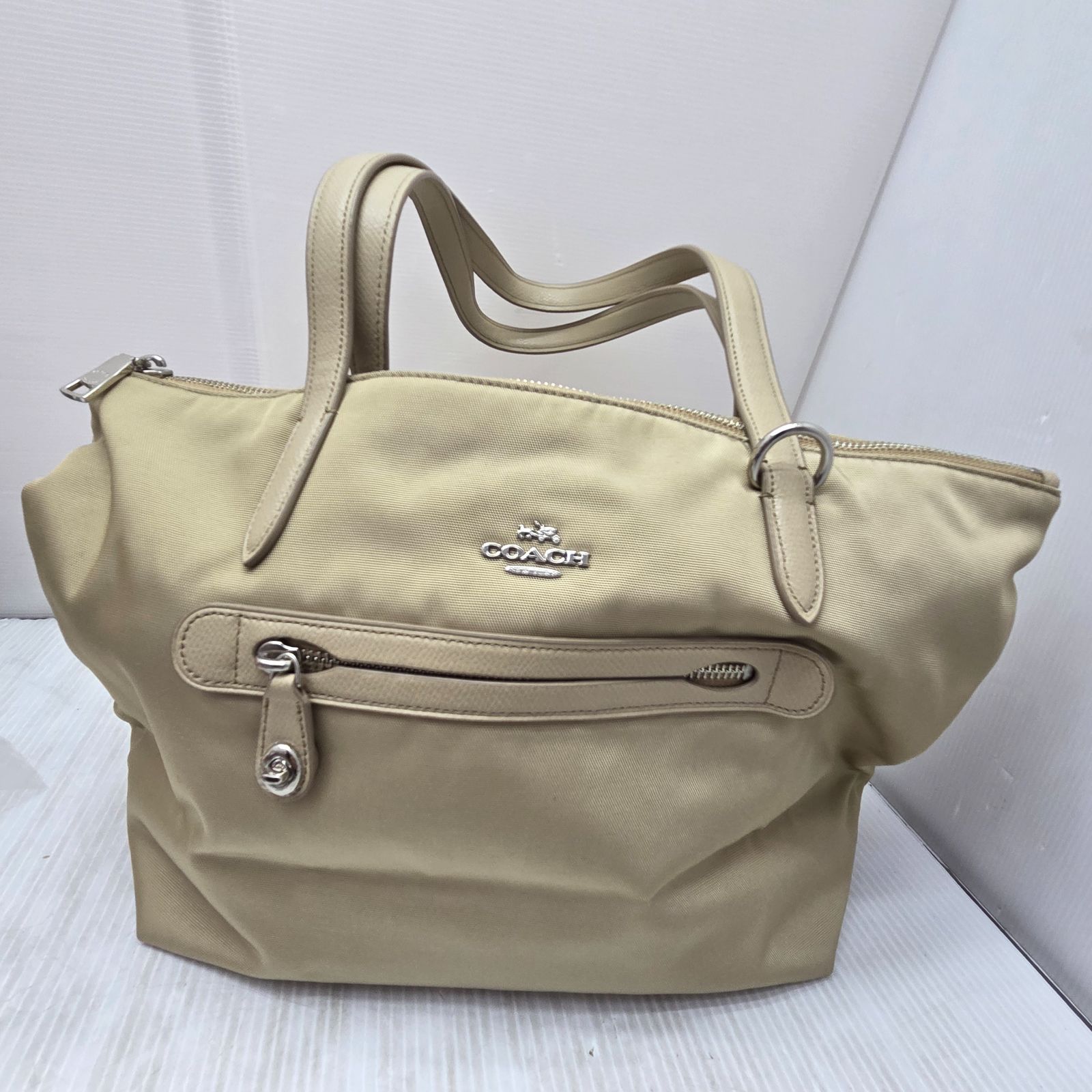 3 S03185 COACH コーチ ナイロン ビジネスバッグ トートバッグ 通勤 鞄 