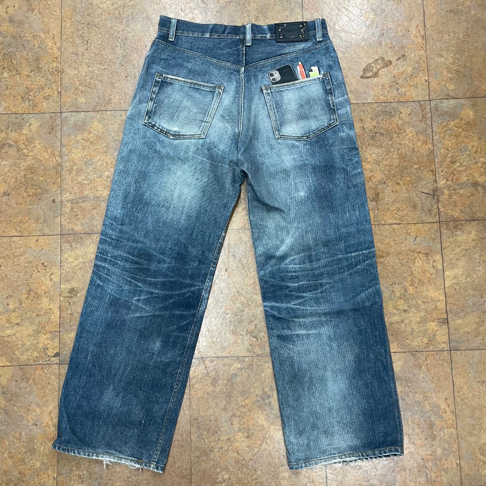 b)ANDERSSON BELL アンダーソンベル TROMPE L'OEIL PRINTED DENIM