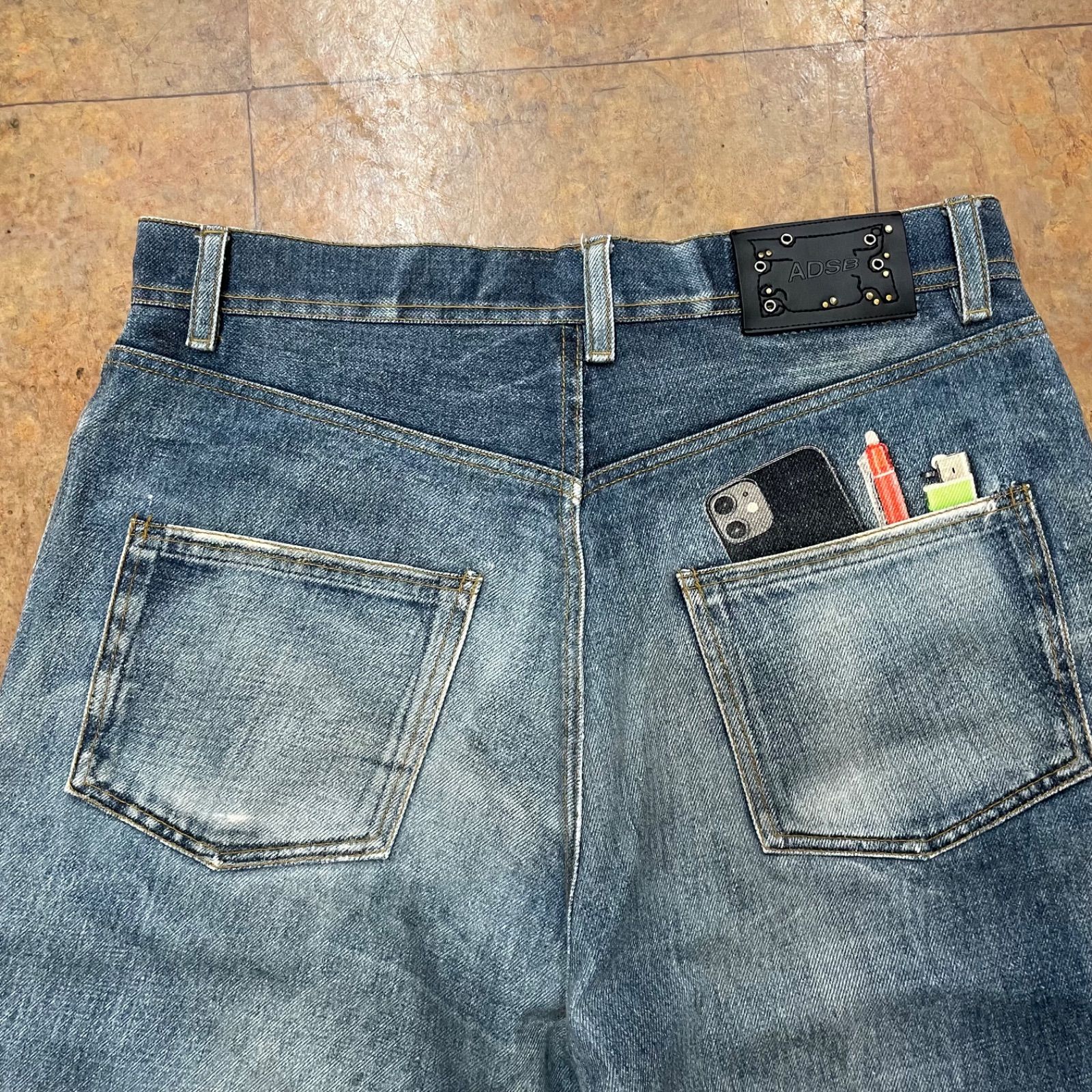 b)ANDERSSON BELL アンダーソンベル TROMPE L'OEIL PRINTED DENIM