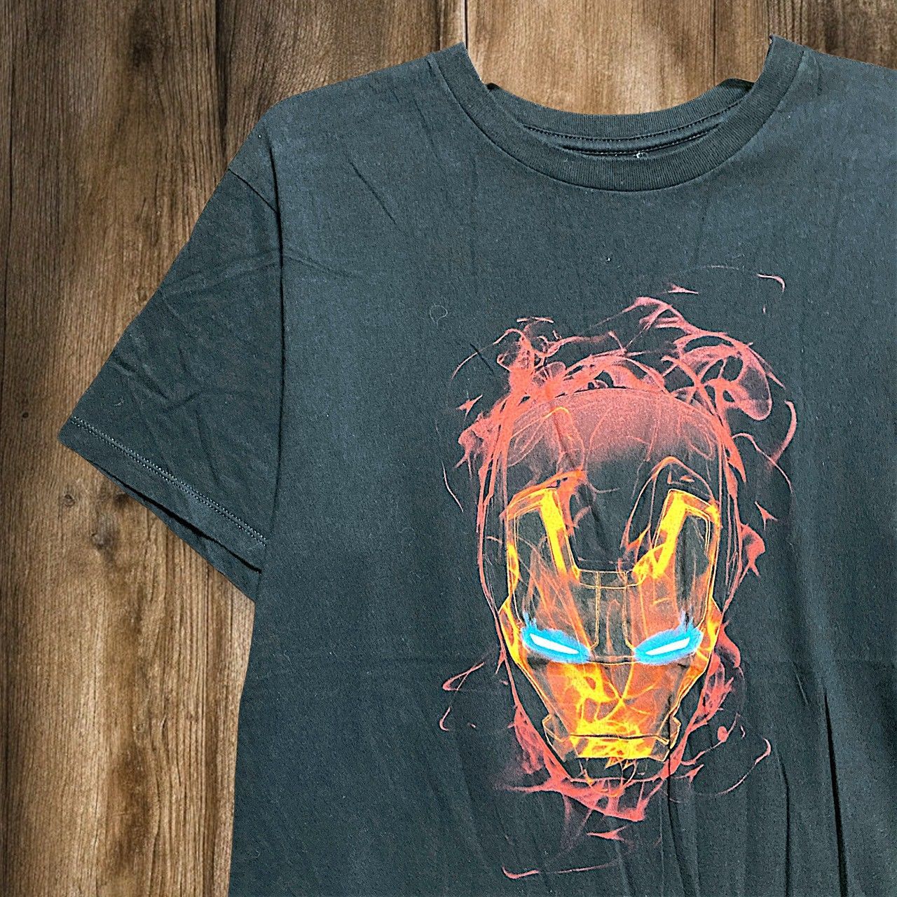 ムービー Tシャツ アイアンマン MARVEL マーベル アメコミ キャラ 黒 M 