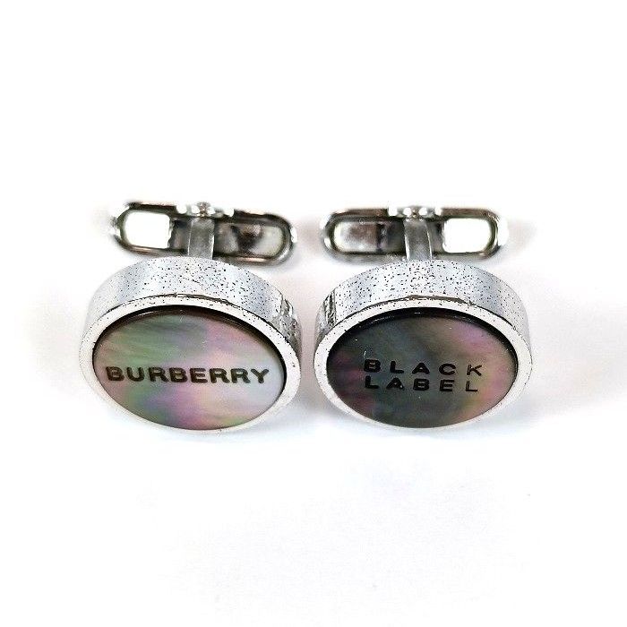 レア BURBERRY BLACK LABEL バーバリーブラックレーベル カフリンクス