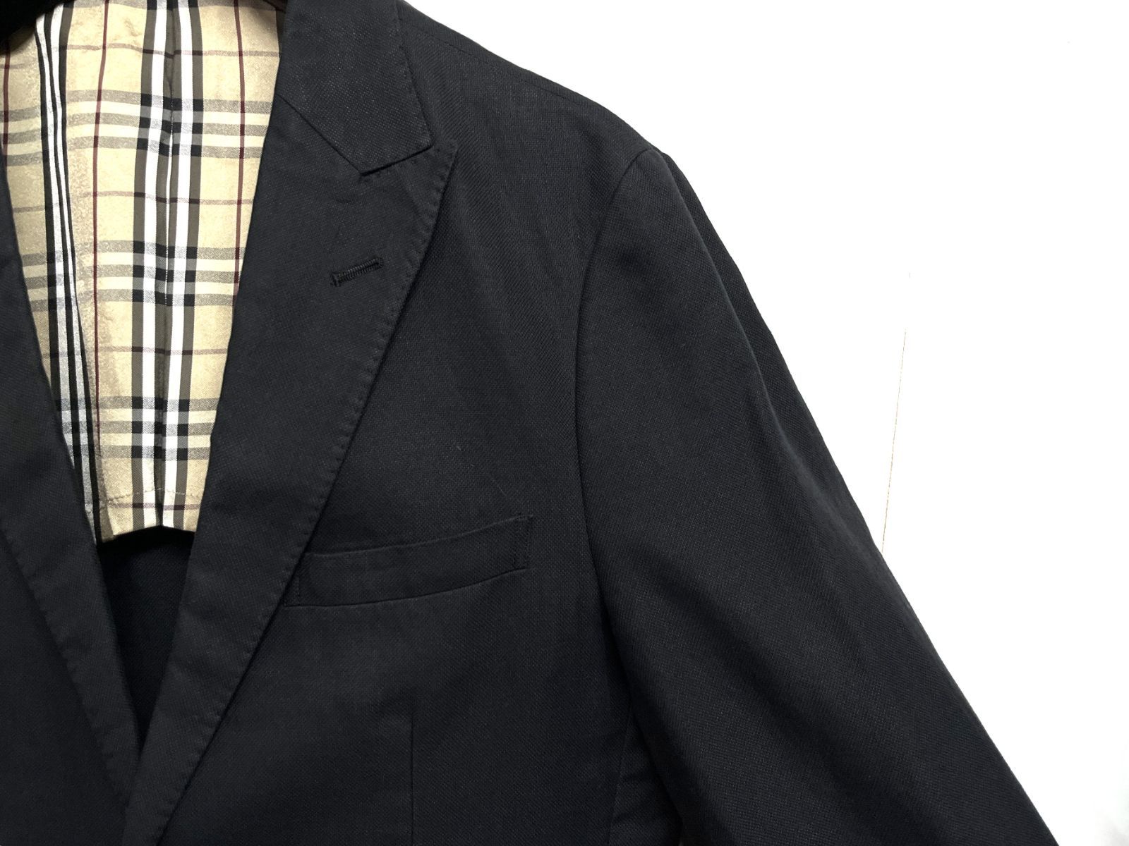BURBERRY BLACK LABEL｜バーバリーブラックレーベル 銀ボタン 春夏 