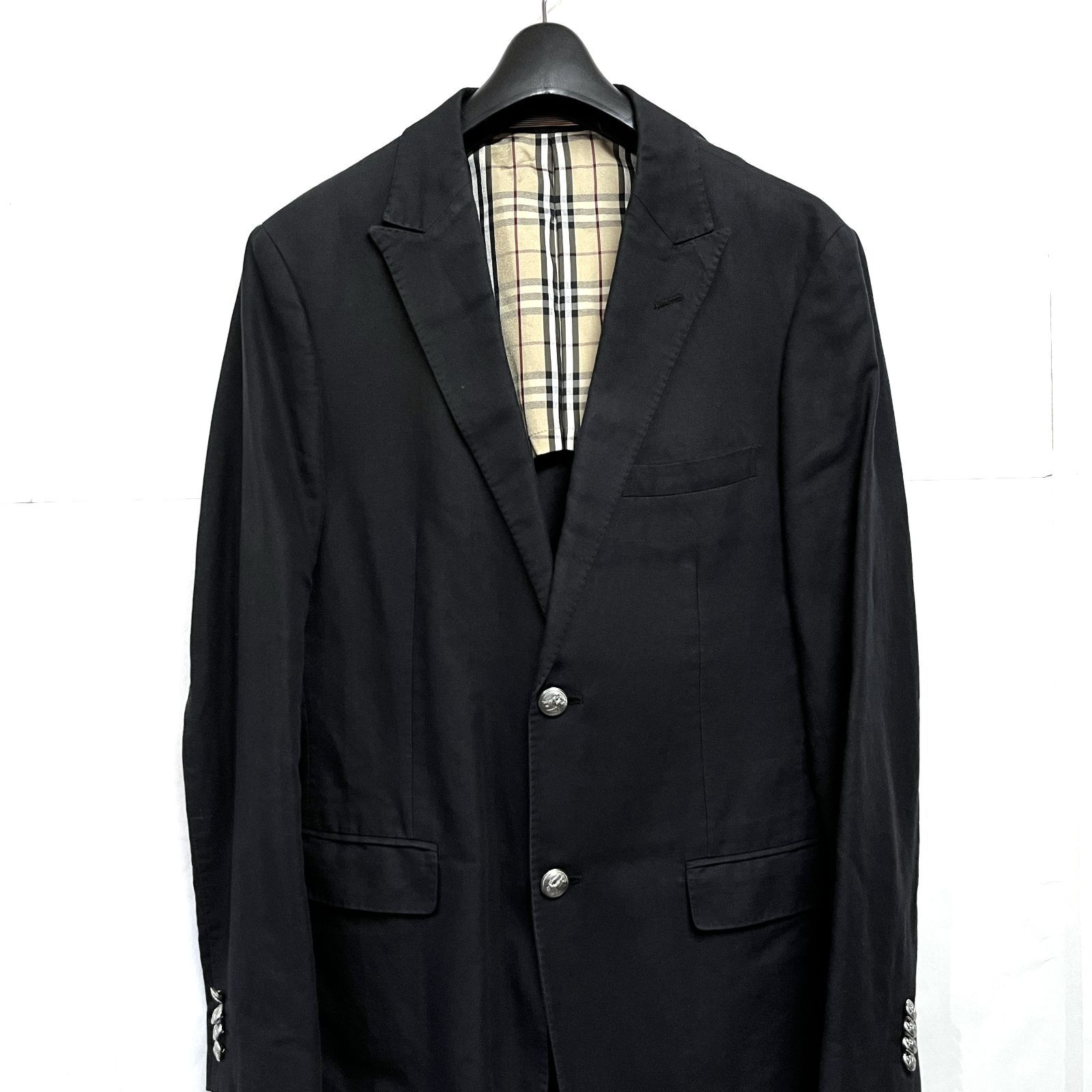 BURBERRY BLACK LABEL｜バーバリーブラックレーベル 銀ボタン 春夏