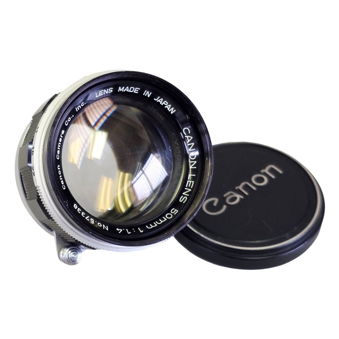 良品】 CANON キャノン LENS 50mm F1.4 レンズ 50/1.4 Lマウント L39