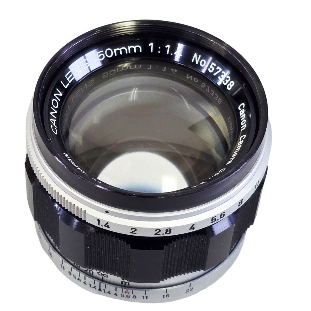 良品】 CANON キャノン LENS 50mm F1.4 レンズ 50/1.4 Lマウント L39