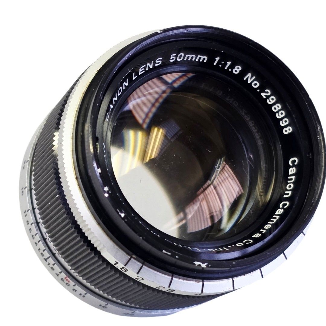 CANON キャノン LENS 50mm F1.8 レンズ 50/1.8 Lマウント L39 #21566