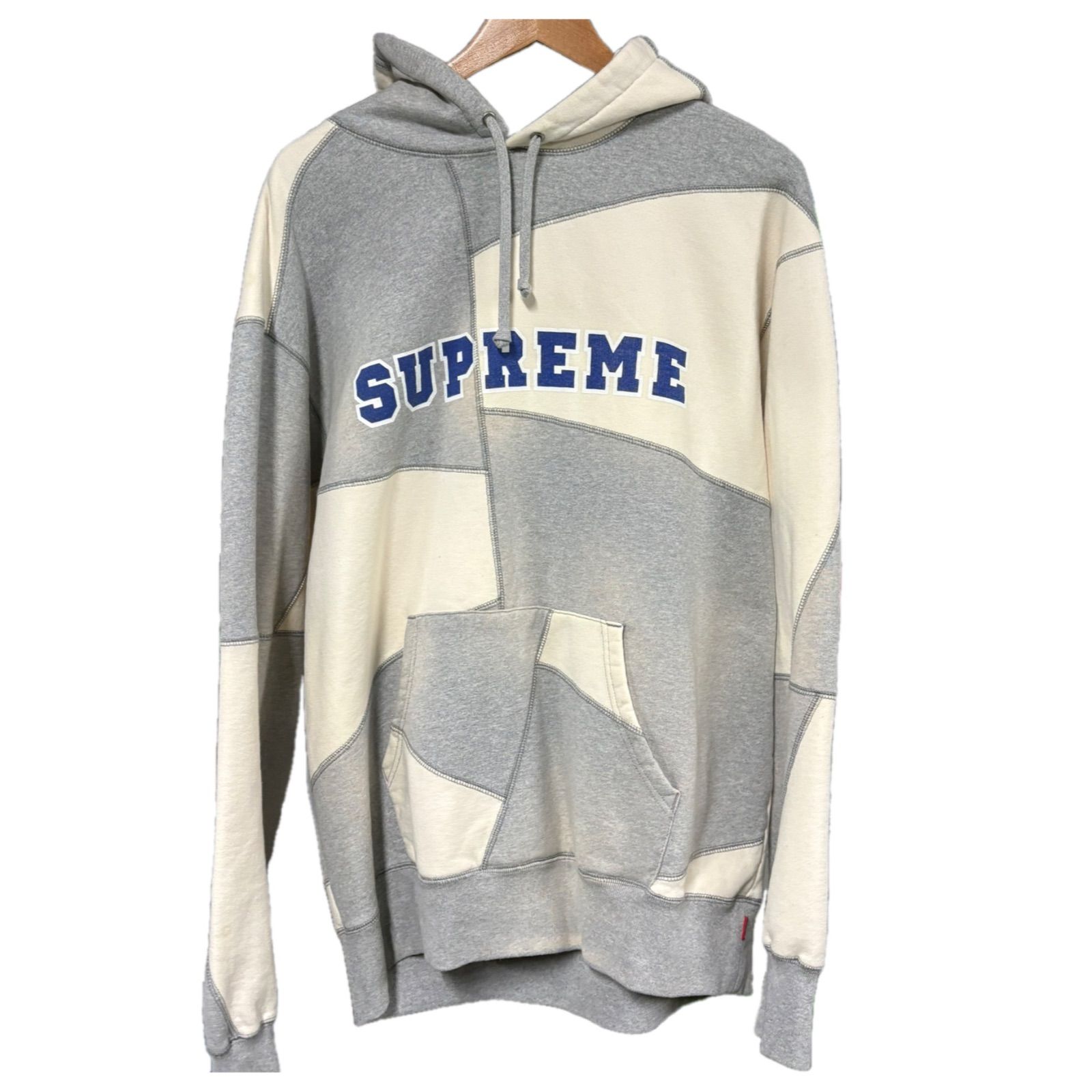 Supreme20aw Sweatshirt SUPREME 20AW Patchwork Hooded Sweatshirt 
