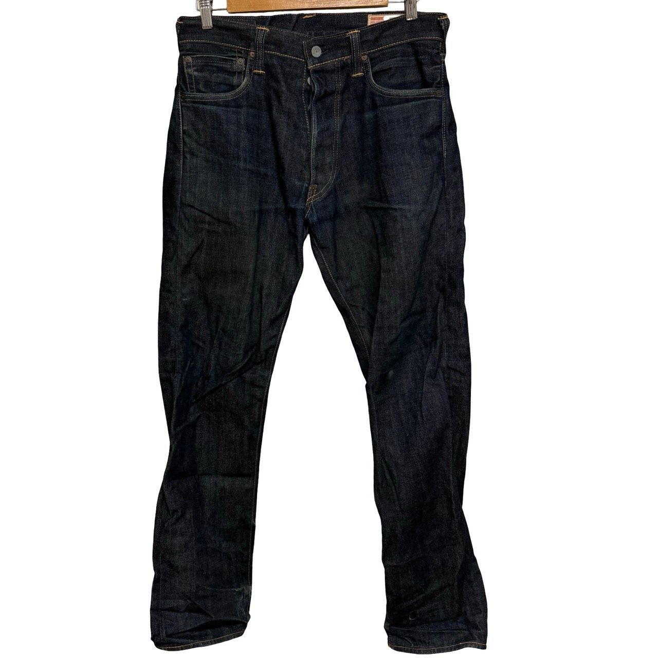エヴィス EVISU メンズ デニムパンツ カモメペイント 31×32 濃紺 