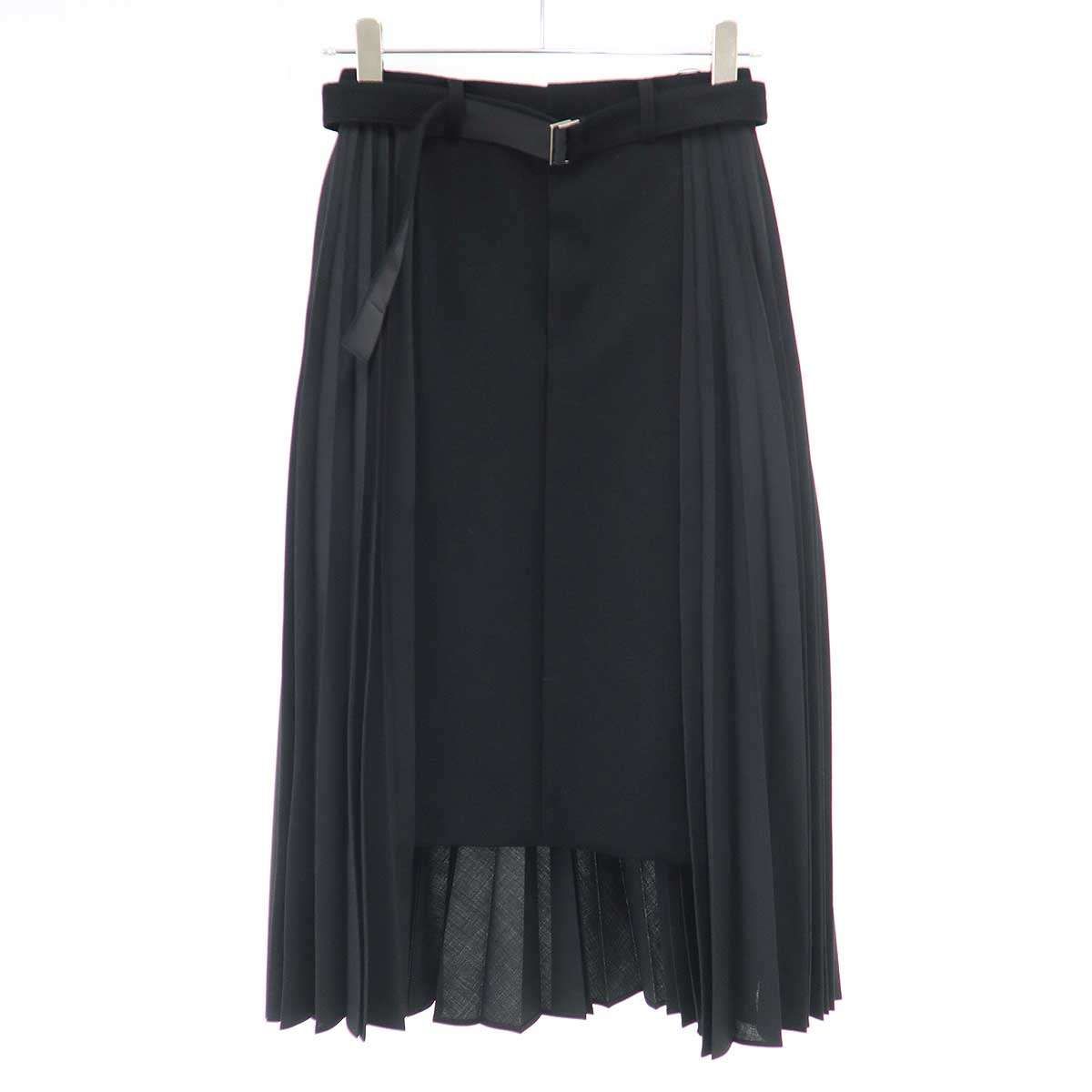 サカイ SACAI 24-07573 スカート sacai サカイ 24AW メルトンウール 