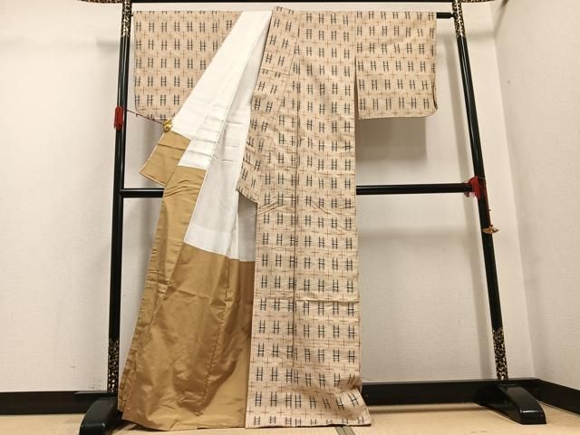 平和屋着物●上質な紬　井桁　正絹　逸品　未使用　AABG7336ph 平和屋着物○上質な紬 井桁 正絹 逸品 未使用 AABG7336ph - メルカリ