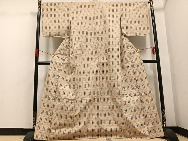 平和屋着物●上質な紬　井桁　正絹　逸品　未使用　AABG7336ph 平和屋着物○上質な紬 井桁 正絹 逸品 未使用 AABG7336ph - メルカリ
