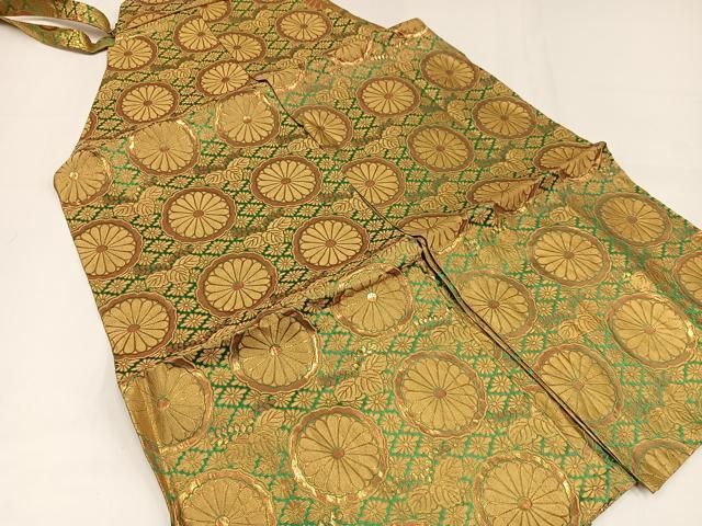 平和屋着物○男性 馬乗り袴 金襴袴 花尽くし 金糸 AABG7548ph - メルカリ