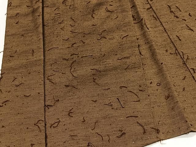 平和屋着物∞男性 羽織 髭紬地 鶯茶色正絹 逸品 CABD4732ua - メルカリ