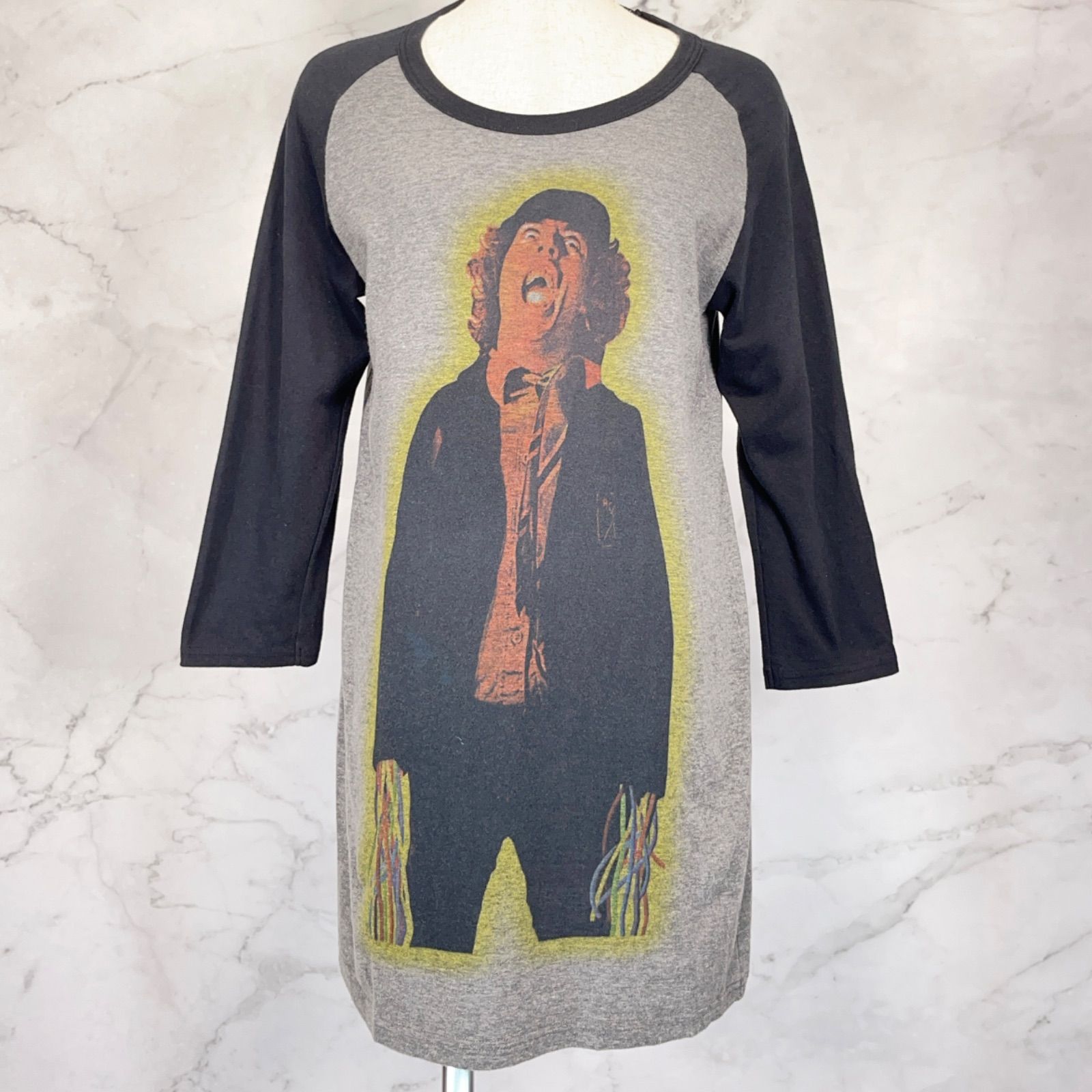 HYSTERIC GLAMOUR ヒステリックグラマー ACDC 七分袖 カットソー T 