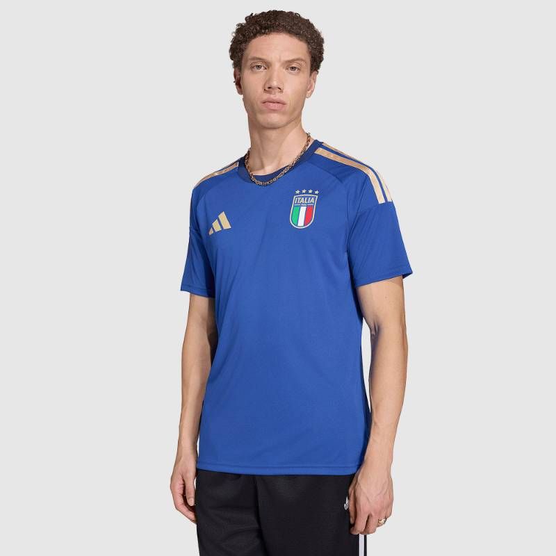 【送料無料・匿名配送】adidas アディダス イタリア代表 2026 公式 ホーム ファン シャツ 青 ゴールド 新品 正規品