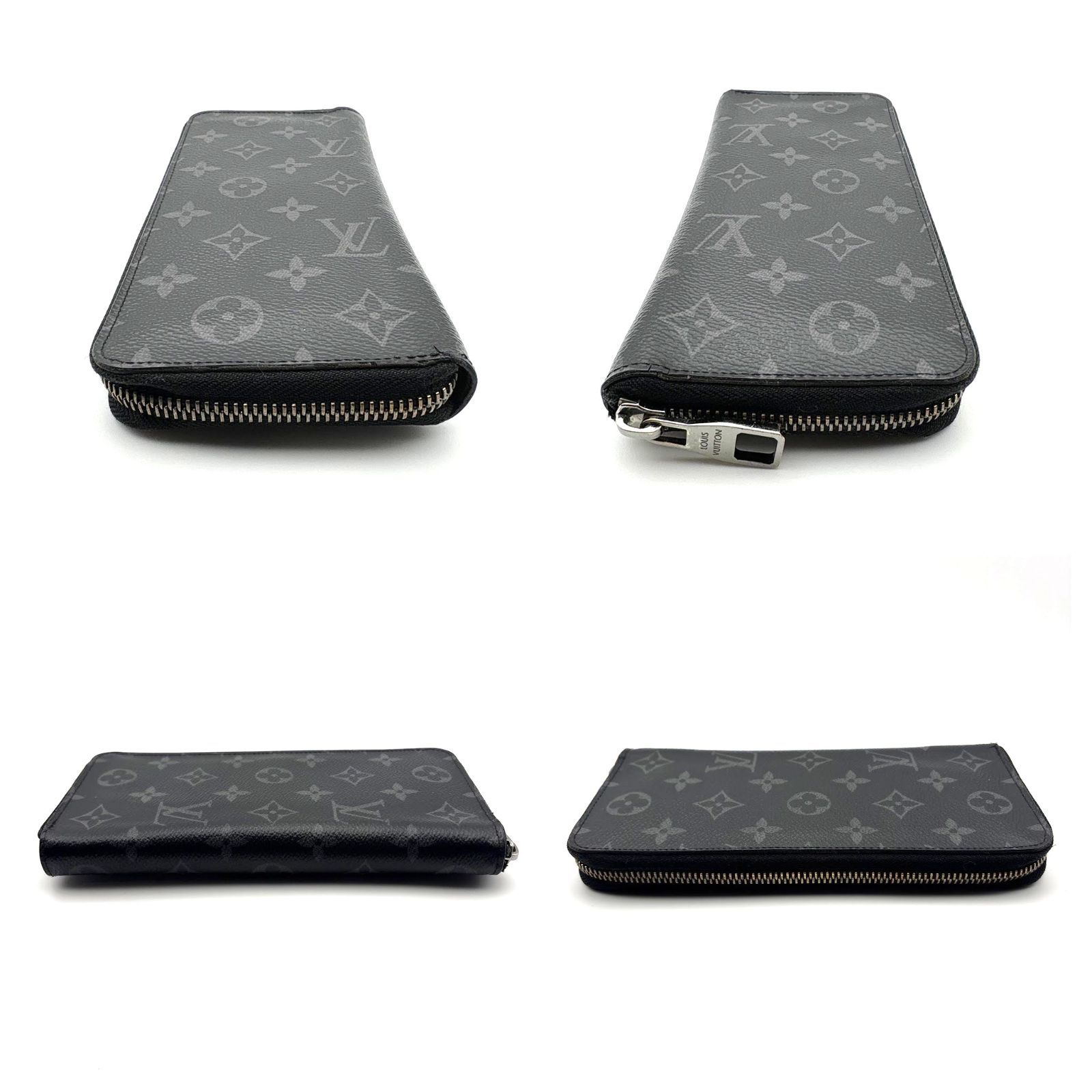 美品 】LOUIS VUITTON ルイヴィトン モノグラムエクリプス ジッピー 