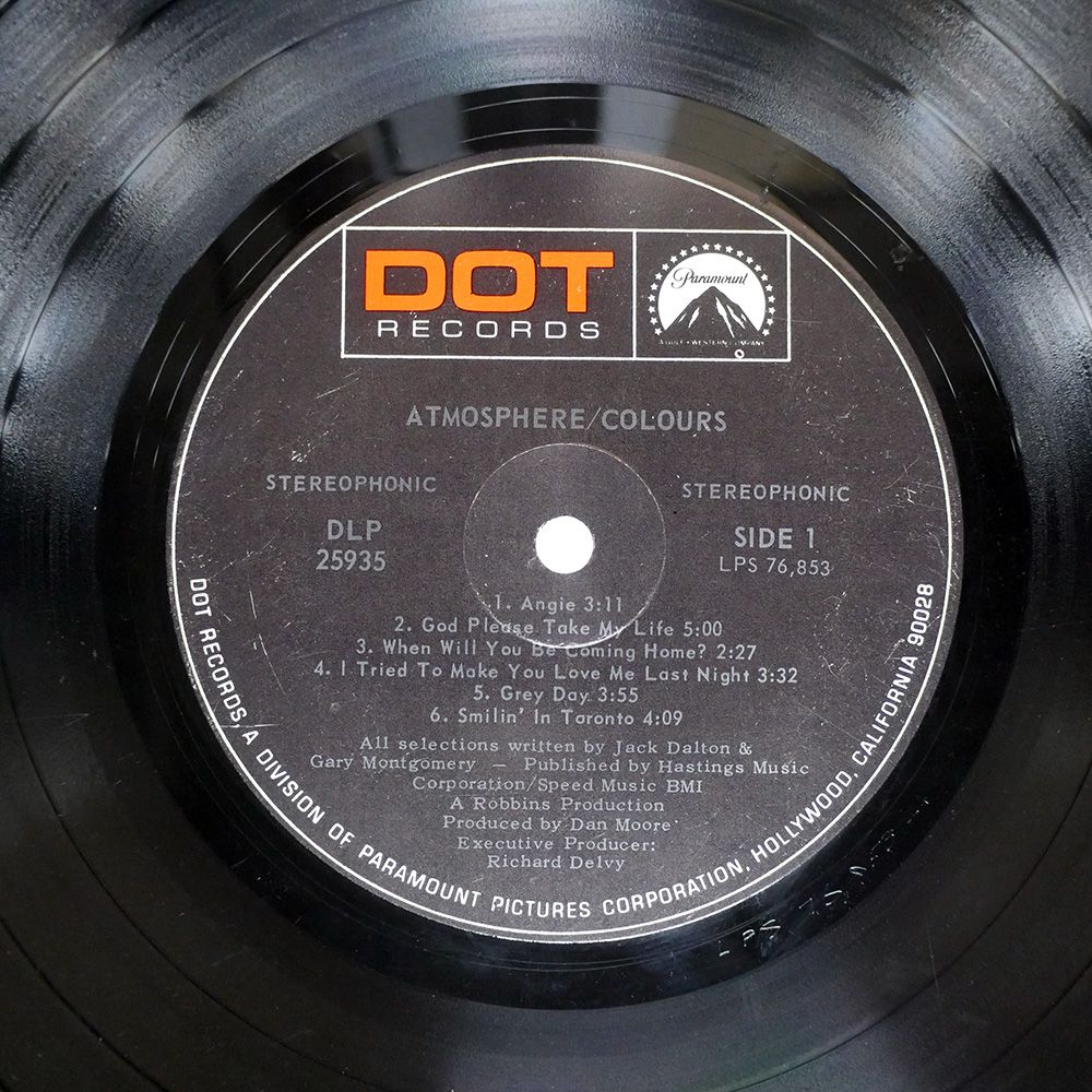 米 US盤 COLOURS/ATMOSPHERE/DOT DLP25935 LP - メルカリ