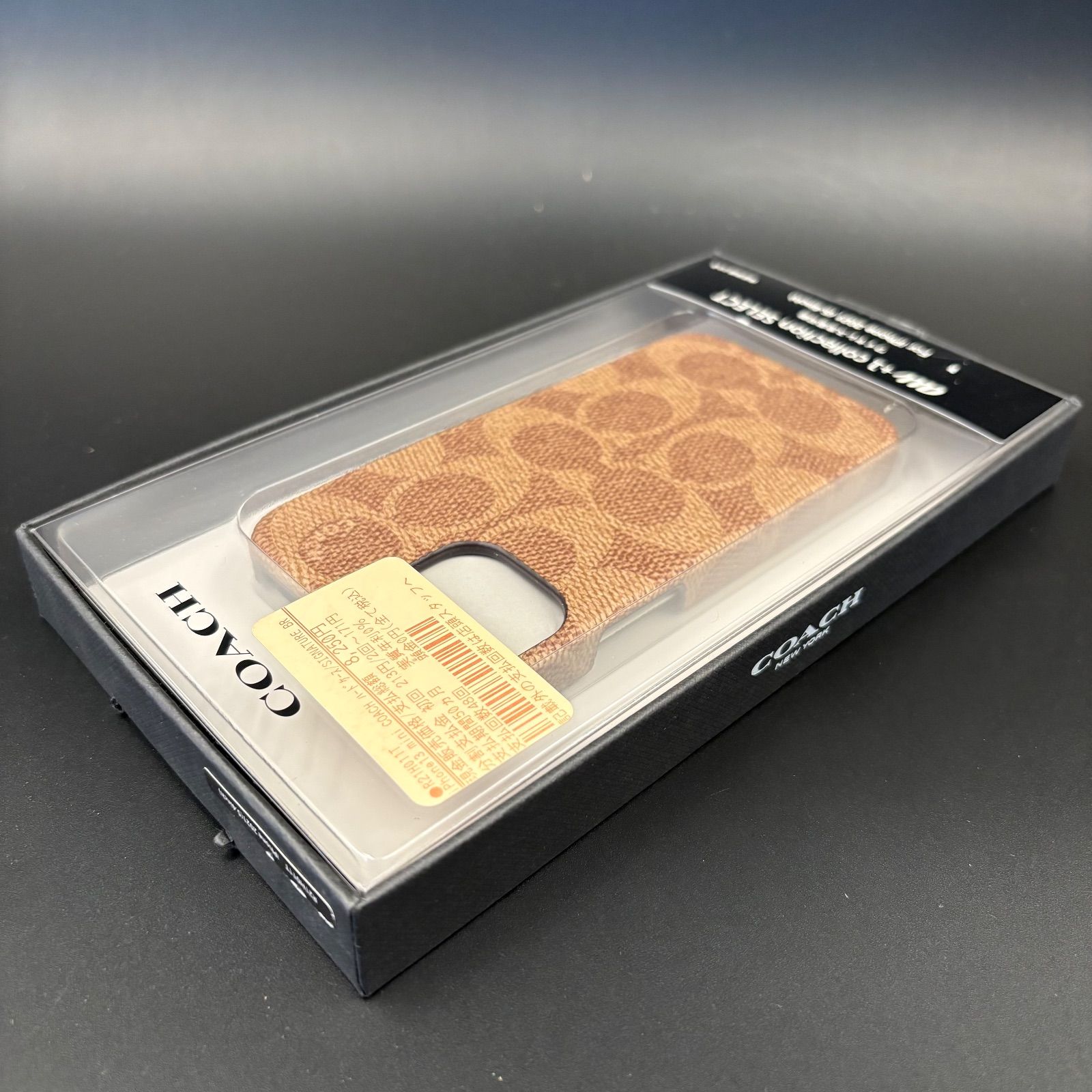 新品未開封COACH iPhone13 mini 用ケース 限定モデル 未使用】COACH iPhone13miniケース シグネチャー au - メルカリ