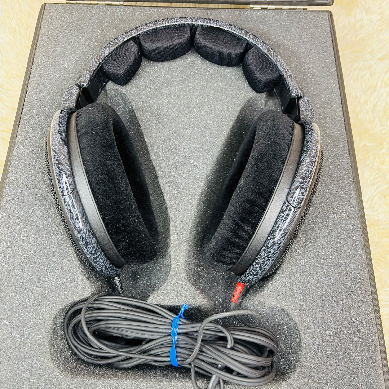 Sennheiser HD600 開放型ヘッドフォン 初期 大理石柄 【公式通販】