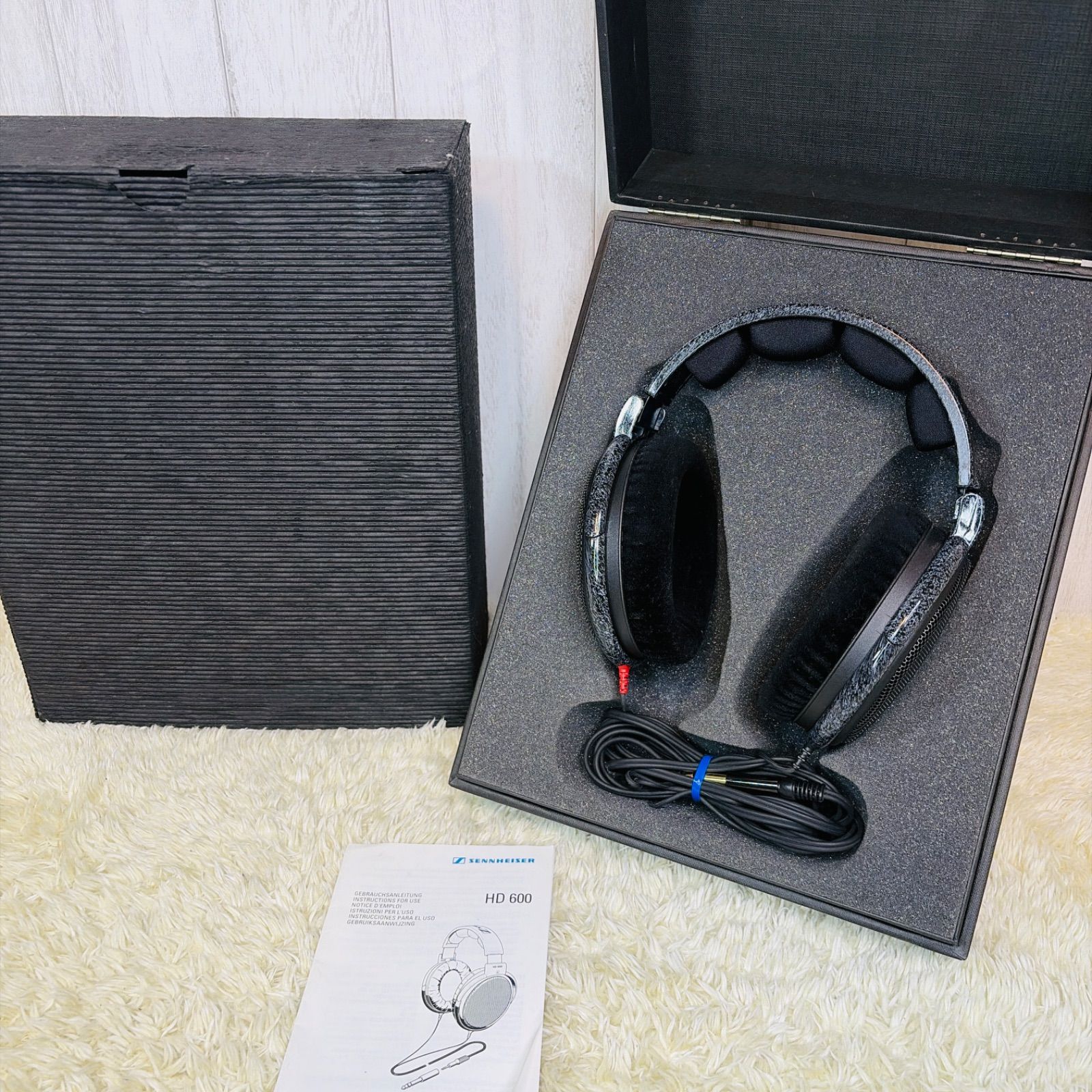 Sennheiser HD600 開放型ヘッドフォン 初期 大理石柄 【公式通販】