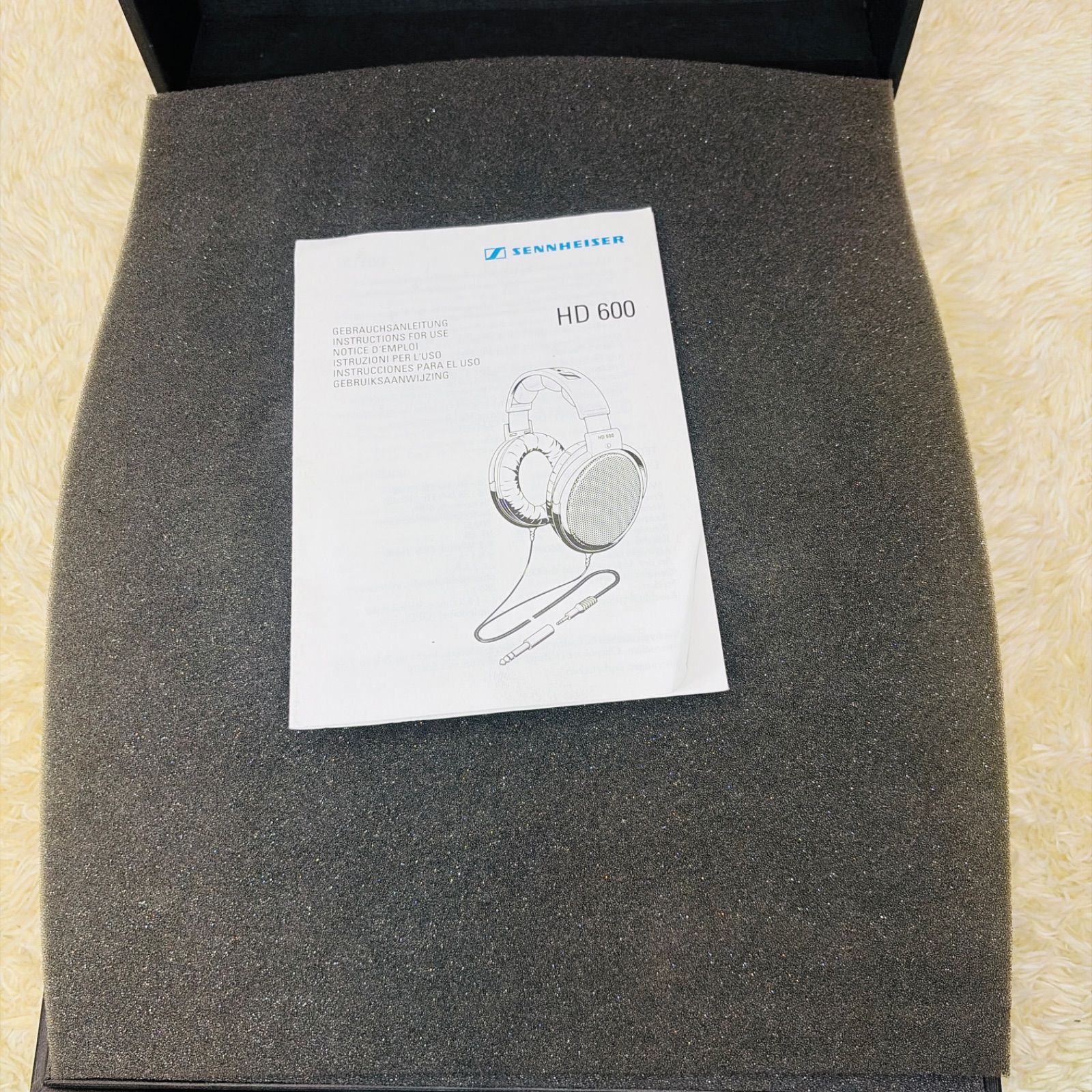美品】SENNHEISER ヘッドホン オープン型 HD600 旧パッケージ版